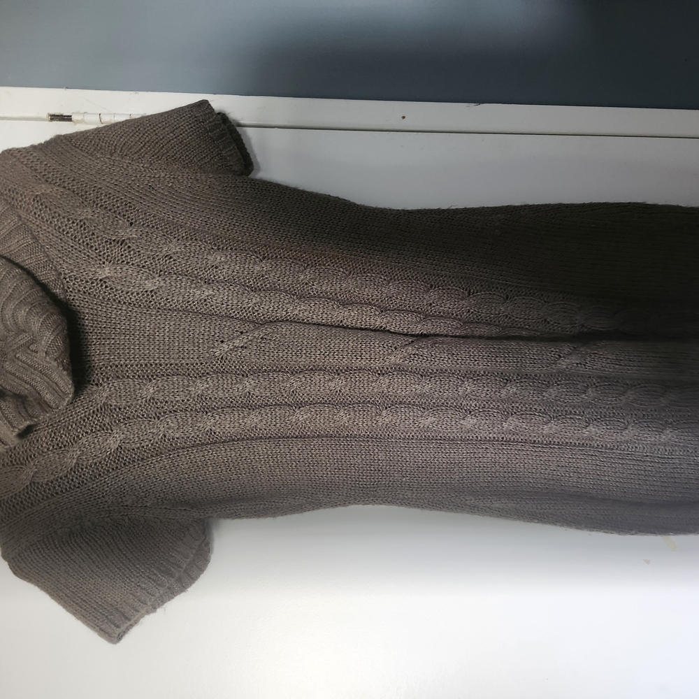 Body Central Taupe Knit Sweater Dress